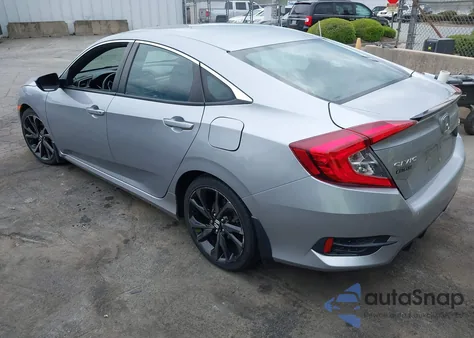 2020 Honda Civic Sport z USA, uszkodzony, nr VIN 2HGFC2F89LH562653